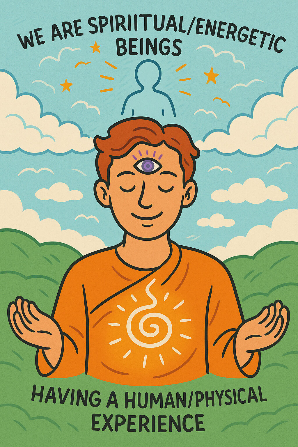 spiritual being having a human experience