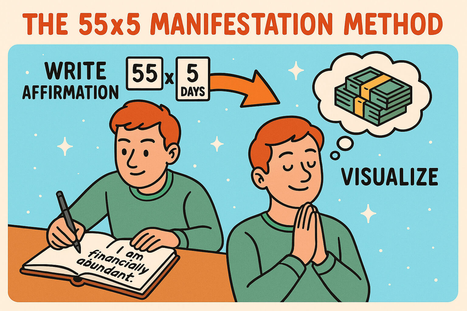 55x5 Manifestation Method