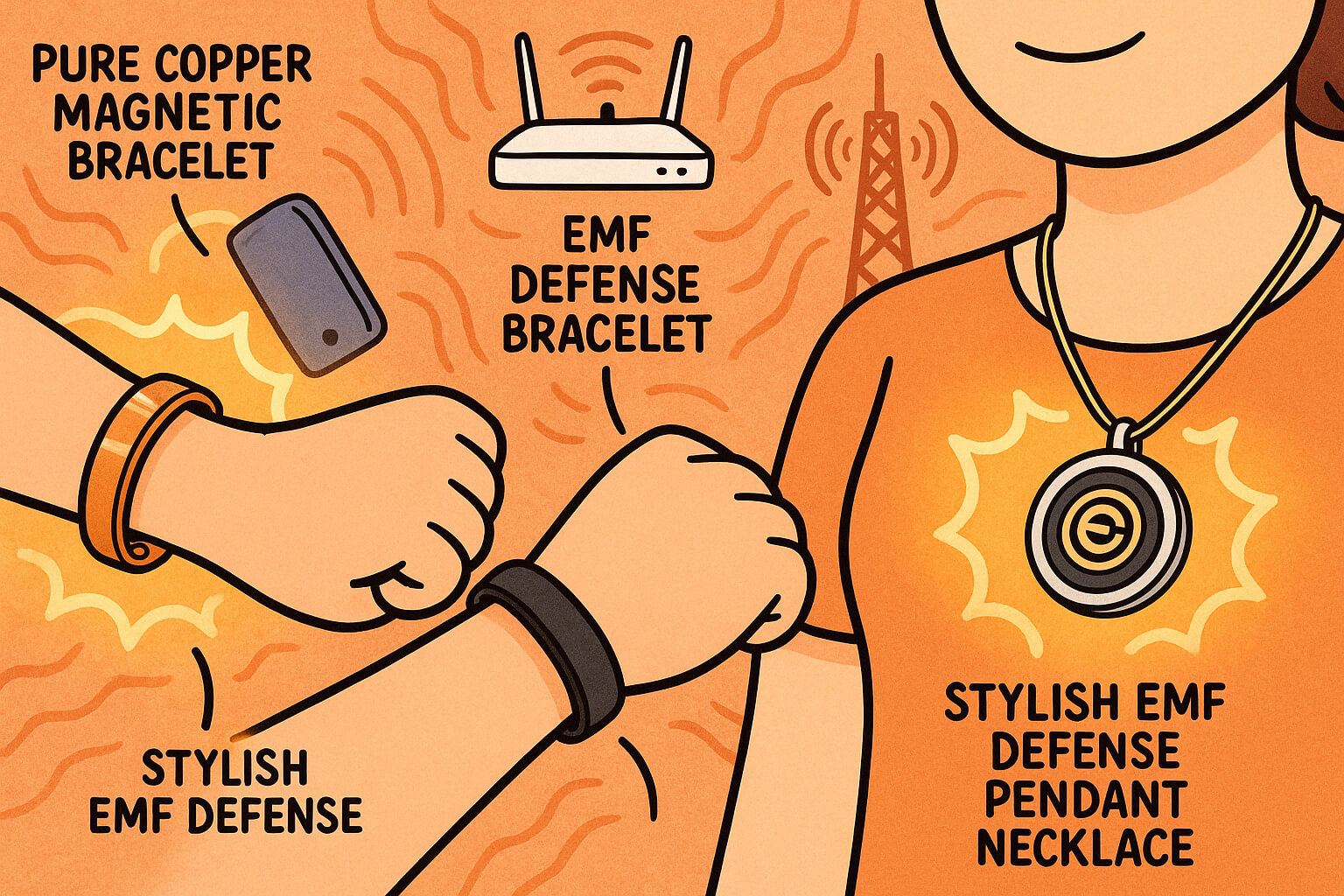 fashionable EMF protectors