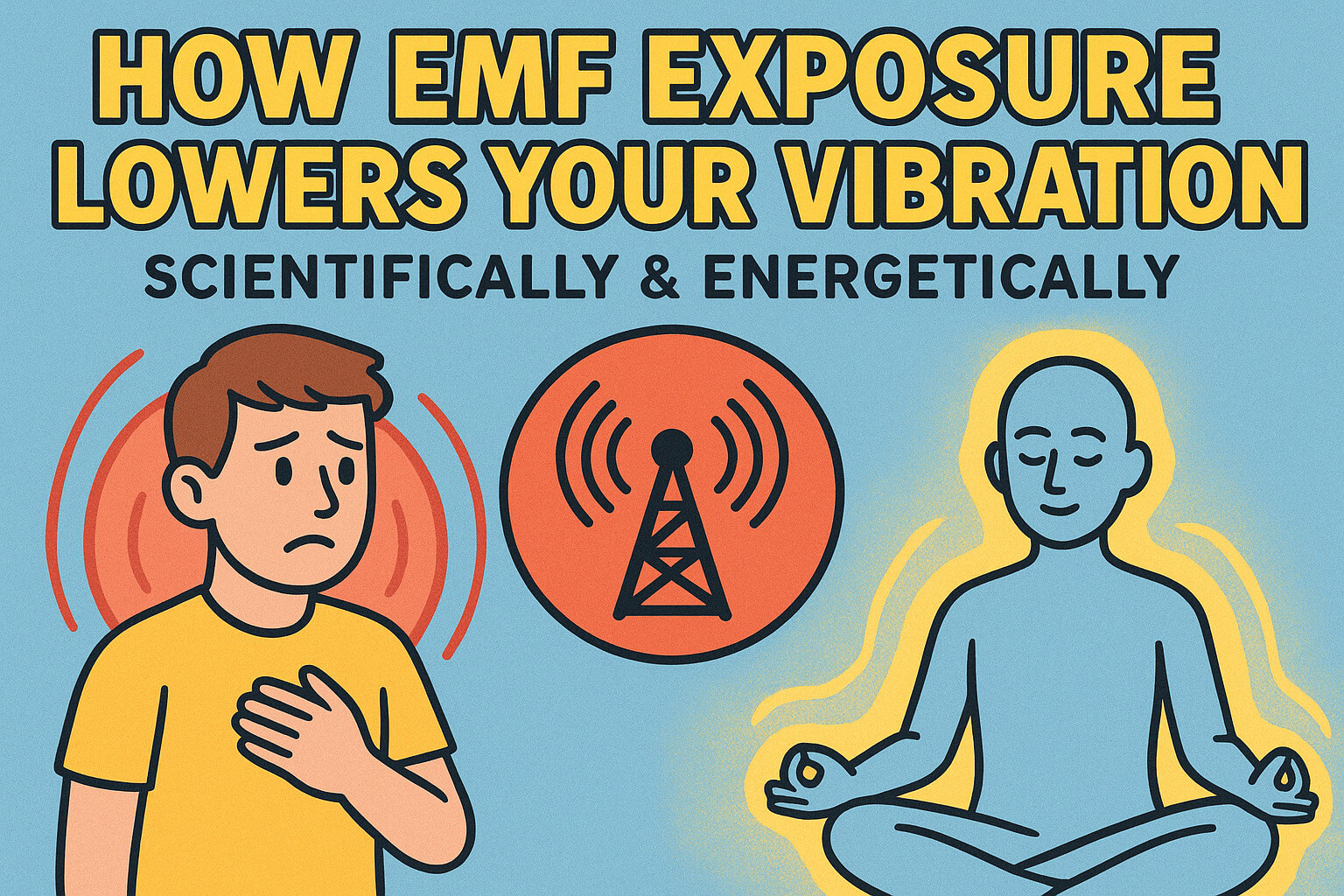 How EMF Exposure Lowers Your Vibration (Scientifically & Energetically)